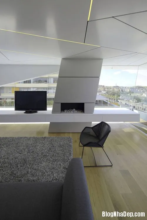 Căn penthouse với màu trắng thuần khiết tại Sydney