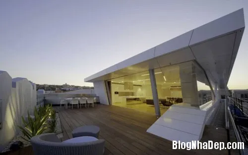Căn penthouse với màu trắng thuần khiết tại Sydney