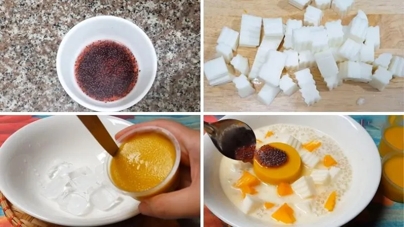 2 cách làm chè thạch pudding xoài thơm ngon ngọt ngào cực hấp dẫn