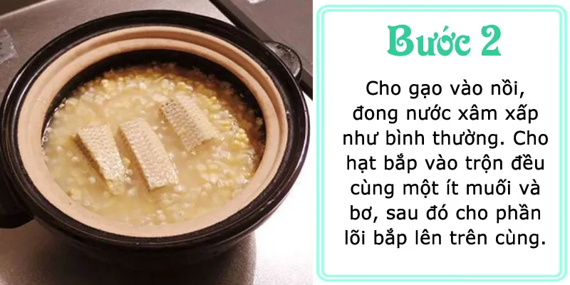 Bí quyết để nấu món cơm bắp ngọt thơm lừng