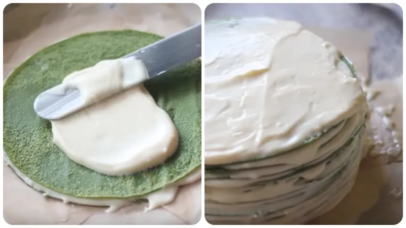 Bí quyết làm bánh crepe trà xanh ngàn lớp đơn giản tại nhà cực hấp dẫn