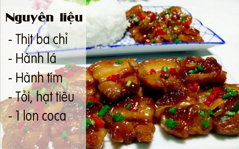 Các món ngon từ thịt ba chỉ, nhìn là muốn làm ăn ngay