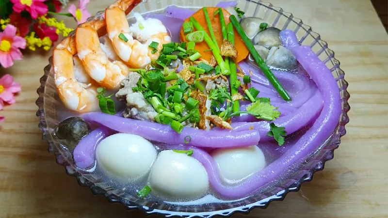 Cách làm bánh canh khoai mỡ thơm ngon hấp dẫn