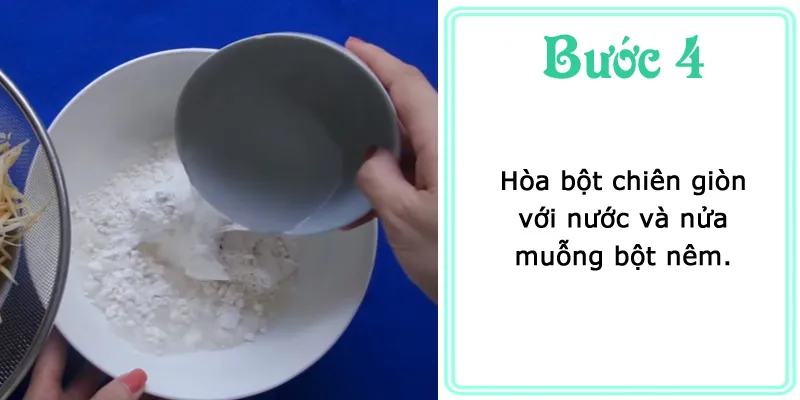 Cách làm bánh tôm sợi khoai lang sợi giòn rụm ngon khó cưỡng