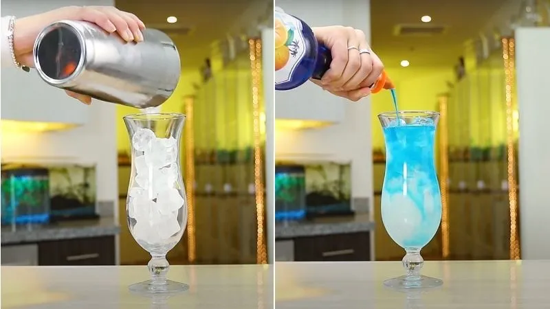 Cách làm cocktail blue lagoon tươi mát, vô cùng bắt mắt