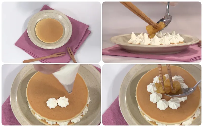 Cách làm pancake nhân táo thơm ngon ngào ngạt cho gia đình