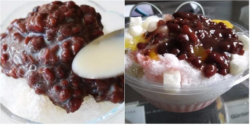 Cách làm patbingsu đậu đỏ