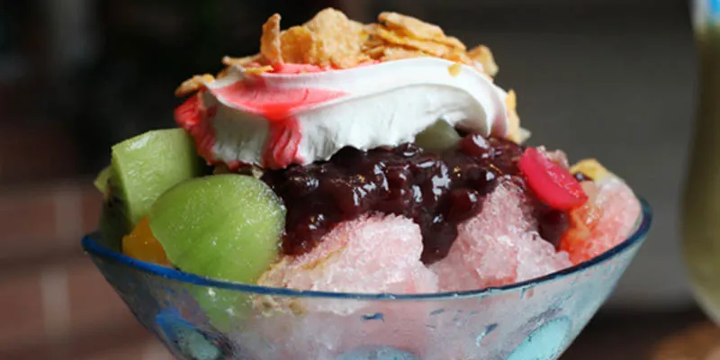 Cách làm patbingsu đậu đỏ