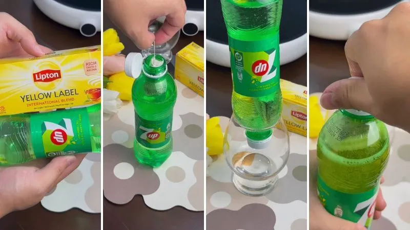 Đã khát với trà Lipton pha với 7up cực mát lạnh, có thể làm ngay tại nhà