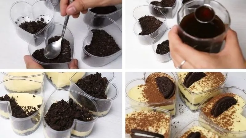 Học ngay cách làm bánh Tiramisu Oreo chuẩn vị không cần lò nướng