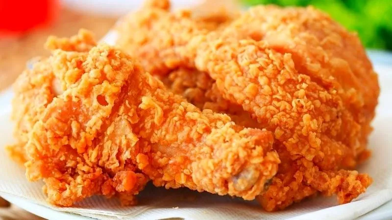 Hướng dẫn làm gà rán KFC giòn rụm không ngán bằng nồi chiên không dầu