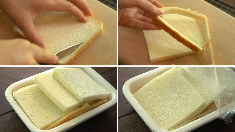 Hướng dẫn làm sandwich phô mai bơ tỏi chiên giòn cho bữa sáng