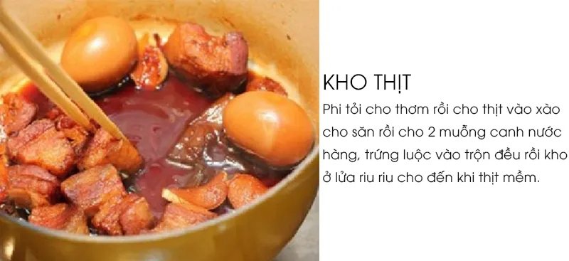 Làm thịt kho tàu kiểu miền bắc siêu hấp dẫn và bắt cơm