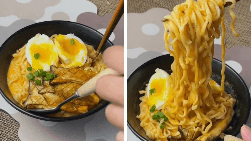 Vào bếp làm mì ramen đơn giản, thơm ngon chỉ mất 20 phút